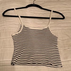 brandy striped tank